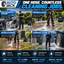 Autojack High Pressure Washer Hose 65FT 20M 2150 PSI Power Wash Replacement with M22 14mm Coupler & Adapters