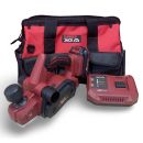 Lumberjack 20V Brushless Handheld Planer 1x 2Ah Battery, Fast Charger & Carry Bag