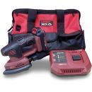 Lumberjack 20V Detail Sander 1x 2Ah Battery, Fast Charger & Carry Bag