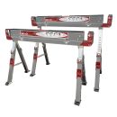 Lumberjack Heavy Duty Steel Saw Horse (Twin Pack)