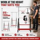 Lumberjack 2 x Lumberjack Folding Work Horse Trestle Saw Adjustable Height Stand 150kg Each