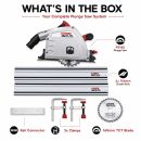 Lumberjack Plunge Saw Track Precision Circular with Guide Rail Kit