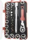 Lumberjack Socket & Bit Set Metric 25 Pc 1/4