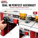 Lumberjack 1500W Variable Speed Bench Top Router Table with Integrated Motor Routing