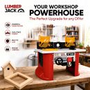 Lumberjack 1500W Variable Speed Bench Top Router Table with Integrated Motor Routing