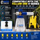 Autojack Detailing Snow Foam Cannon Lance 1 L Compatible with Karcher K2 to K7 Pressure Washers Brass Nozzle, Leak Proof Bottle & Adjustable Spray