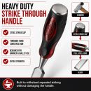 Lumberjack 4 Piece Chisel Set Bevel Edge With Strike Through Cap