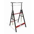 Lumberjack 2 x Lumberjack Folding Work Horse Trestle Saw Adjustable Height Stand 150kg Each