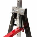 Lumberjack 2 x Lumberjack Folding Work Horse Trestle Saw Adjustable Height Stand 150kg Each