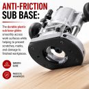Lumberjack Plunge Router Base Attachment 145mm x 110mm