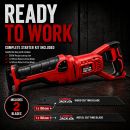 Lumberjack Reciprocating Recip Saw Heavy Duty with 1200W Motor for Metal Wood & Plastic Use