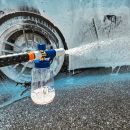 Autojack Detailing Snow Foam Cannon Lance 1 L Compatible with Karcher K2 to K7 Pressure Washers Brass Nozzle, Leak Proof Bottle & Adjustable Spray