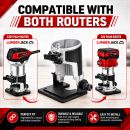 Lumberjack Tilting Router Base Attachment for Compact 1/4 Inch Trim Palm Routers